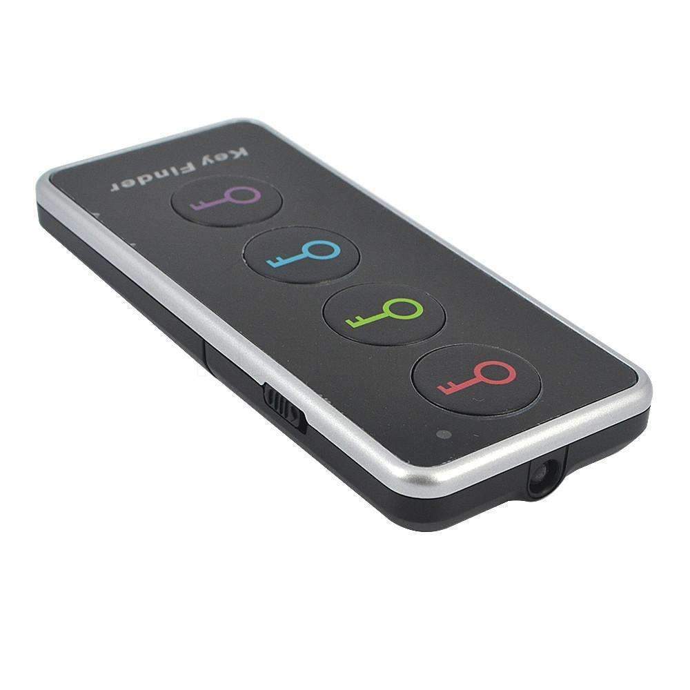 4 in 1 Wireless Remote Key Finder - Key Locator Phone Wallets Anti-Lost With Torch Function 4 Receivers