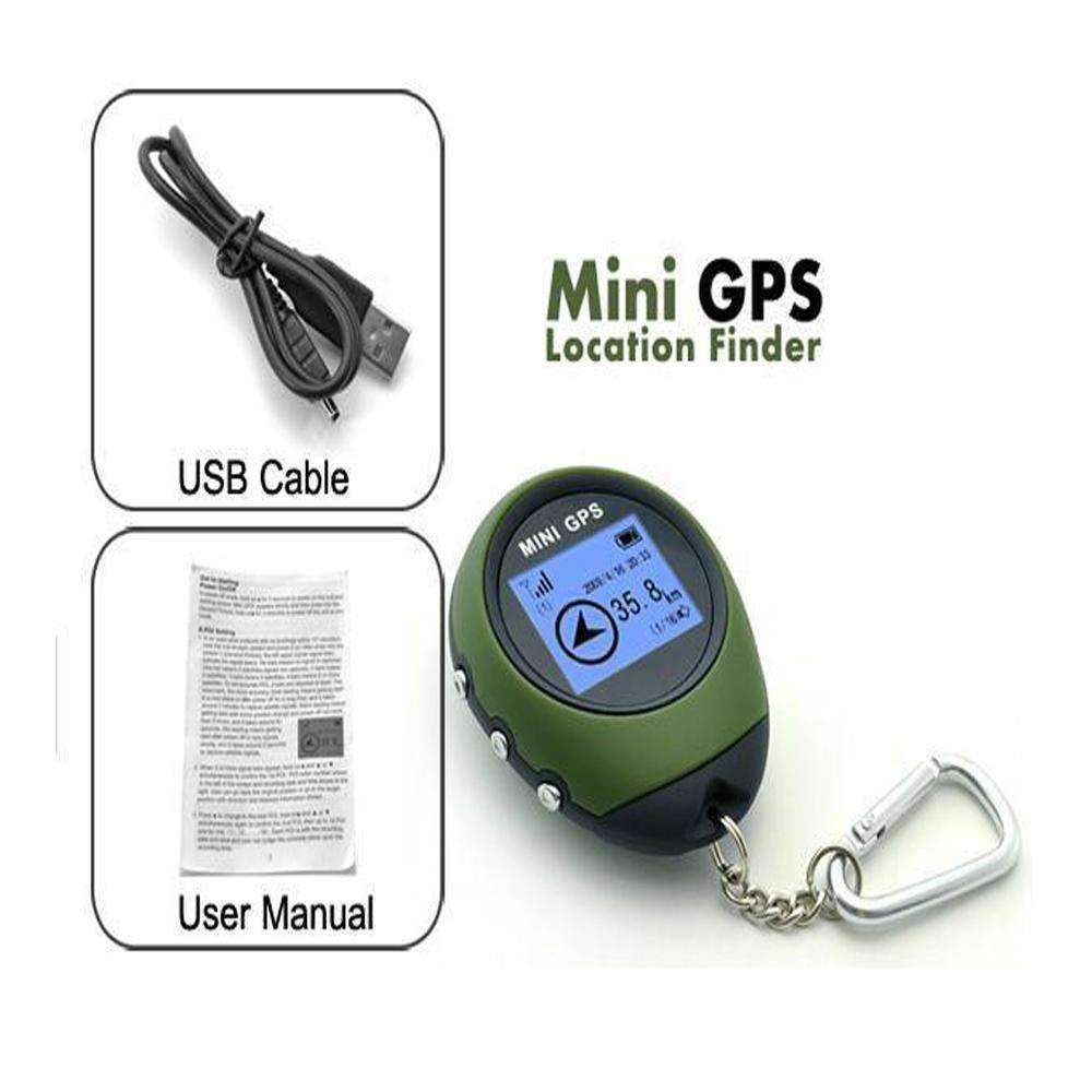 Keychain GPS Navigation USB - Climbing Outdoor Travel Portable Keychain Hiking & Camping GPS