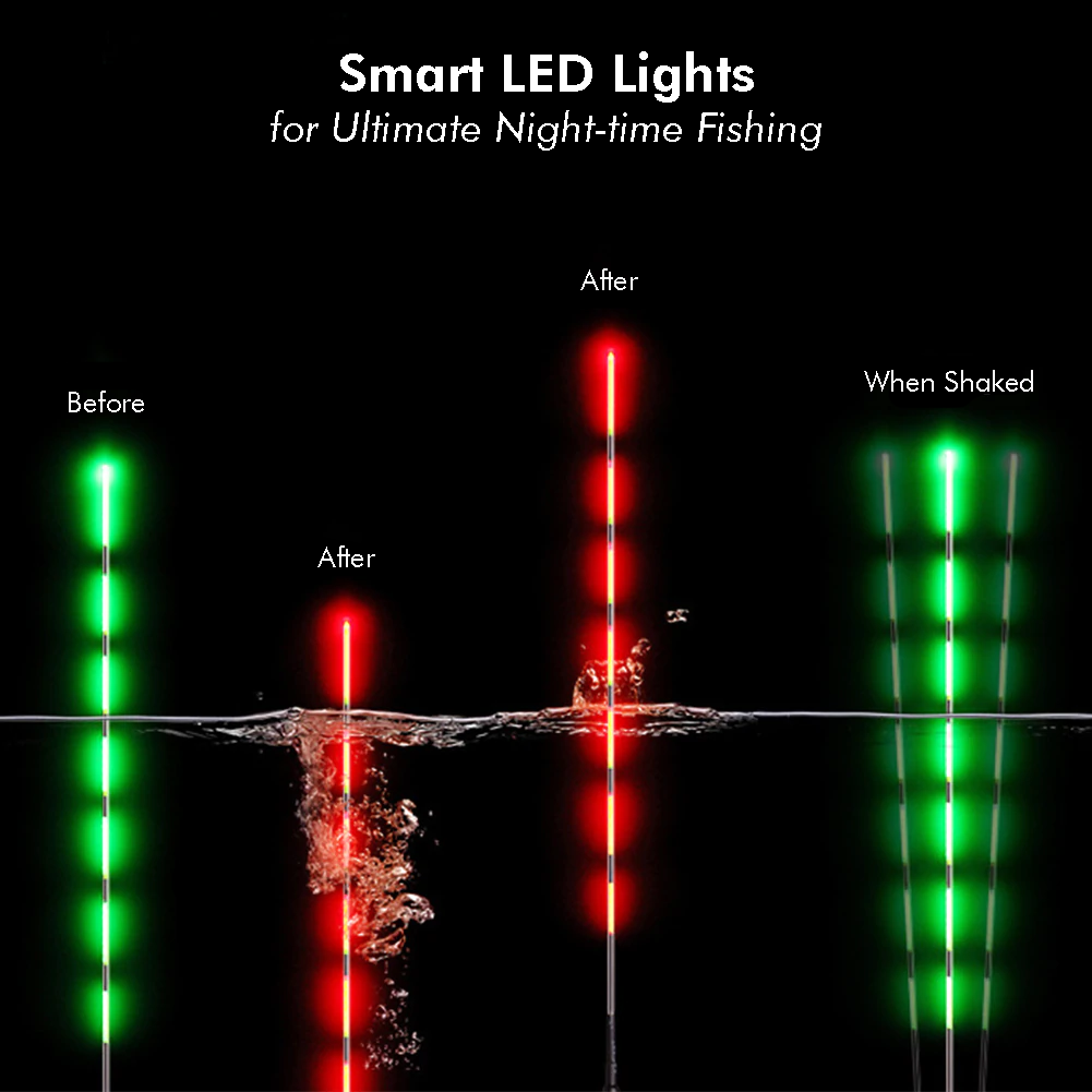Smart LED Fishing Floats (3 pcs)