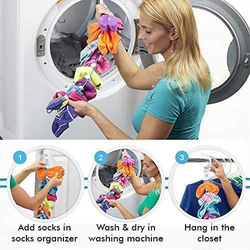 Sock Organizer Laundry Helper