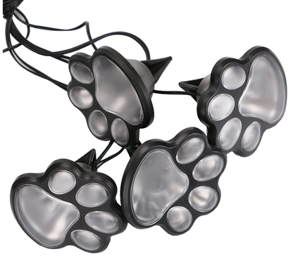 Paw Print Garden Lights