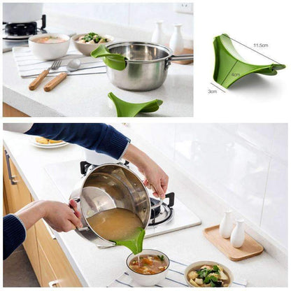 Silicone Slip On Pour Spout For Bowls Pots & Pans