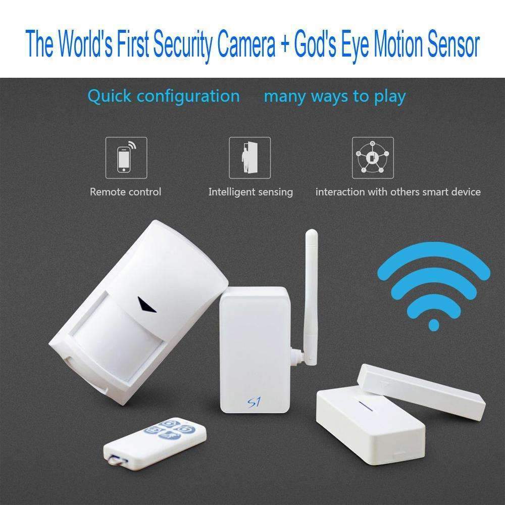 God's Eye Motion Sensor - Keep an Eye on Your Home While You're Away!