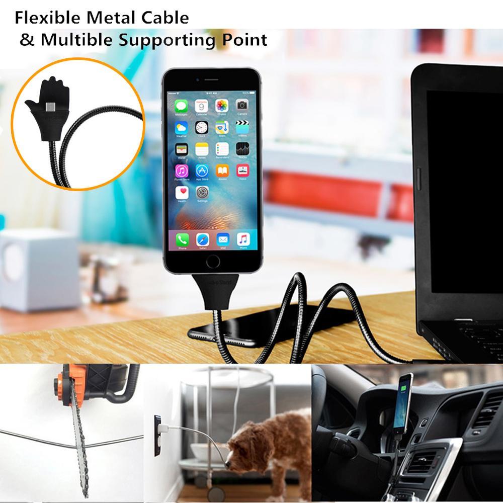 Flexible Smartphone Dock and Charging Cable - Say Goodbye To Broken Cable