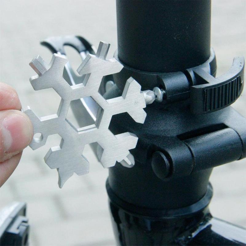 18-in-1 stainless steel snowflakes multi-tool