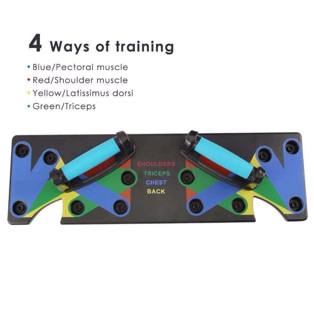 9-in-1 Push Up Muscle Building Rack