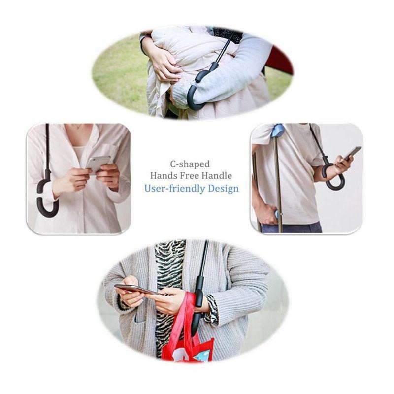 Double-Layer Hands-Free Inverted Umbrella
