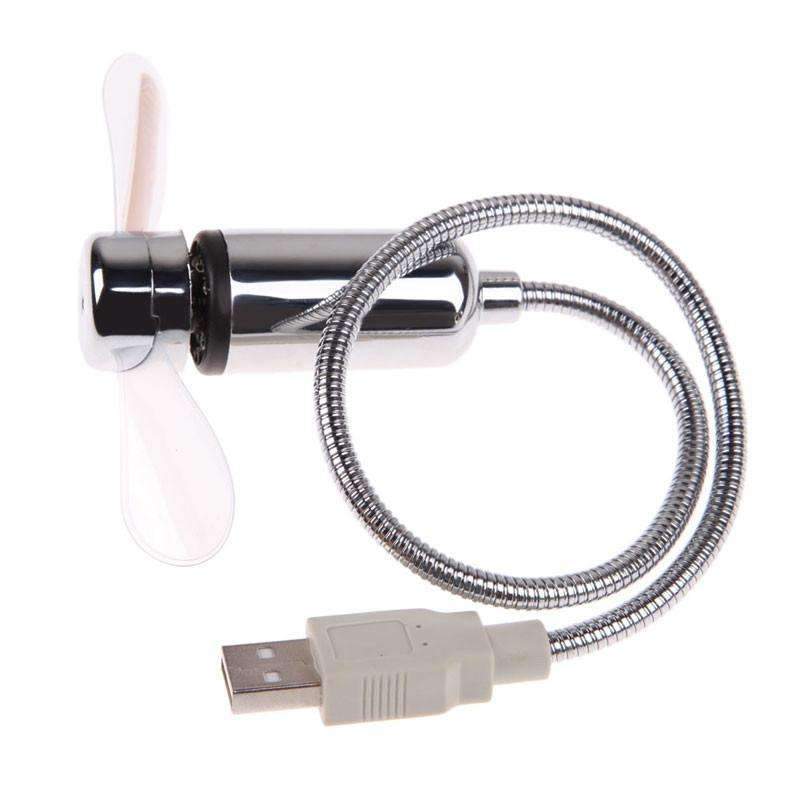 Mini LED Light USB Fan Clock High Quality