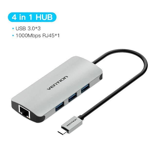 USB C HUB Type C HUB to USB 3.0 Thunderbolt 3