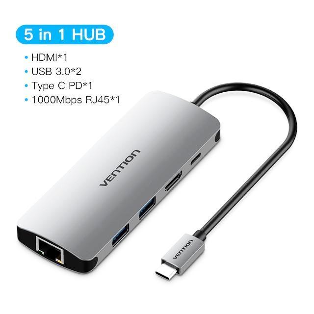 USB C HUB Type C HUB to USB 3.0 Thunderbolt 3
