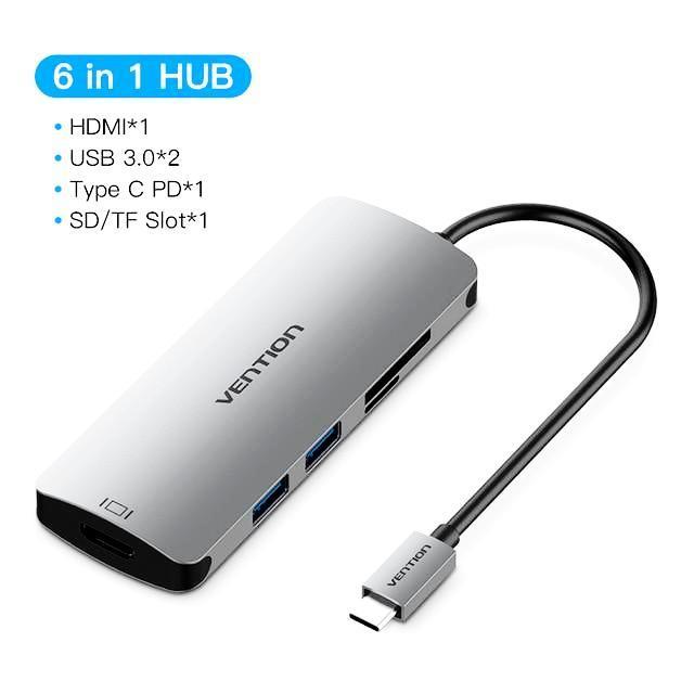 USB C HUB Type C HUB to USB 3.0 Thunderbolt 3