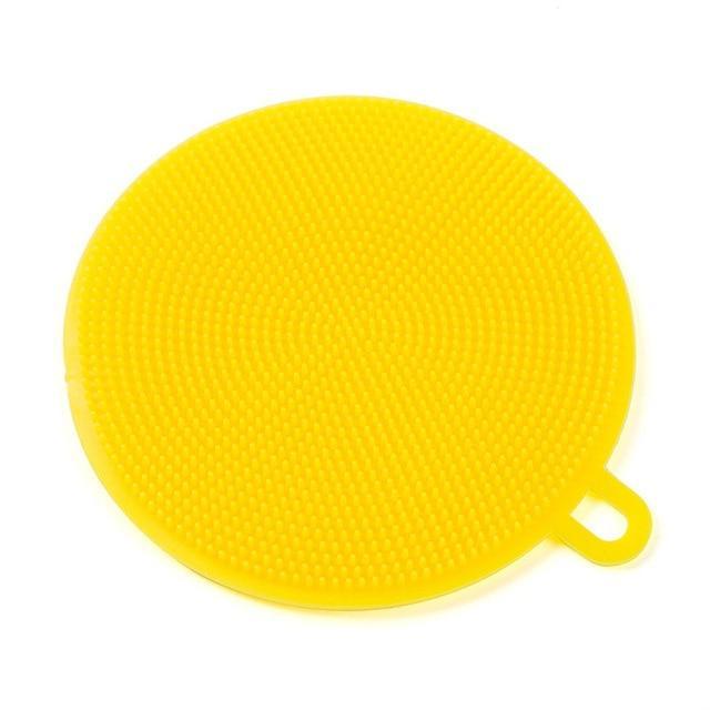 Multifunction Silicone Dish Bowl Scouring Pad Magic Wash Brushes Kitchen Pot Cleaning Washing Tool Kitchen Cleaning Brush