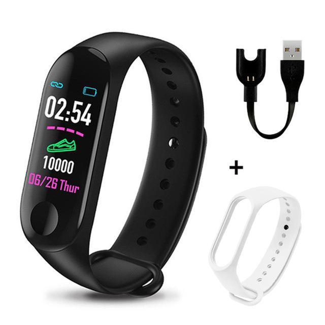 Smart Bracelet Heart Rate Blood Pressure Health Waterproof Smart Watch M3 Pro Bluetooth Watch Wristband Fitness Tracker