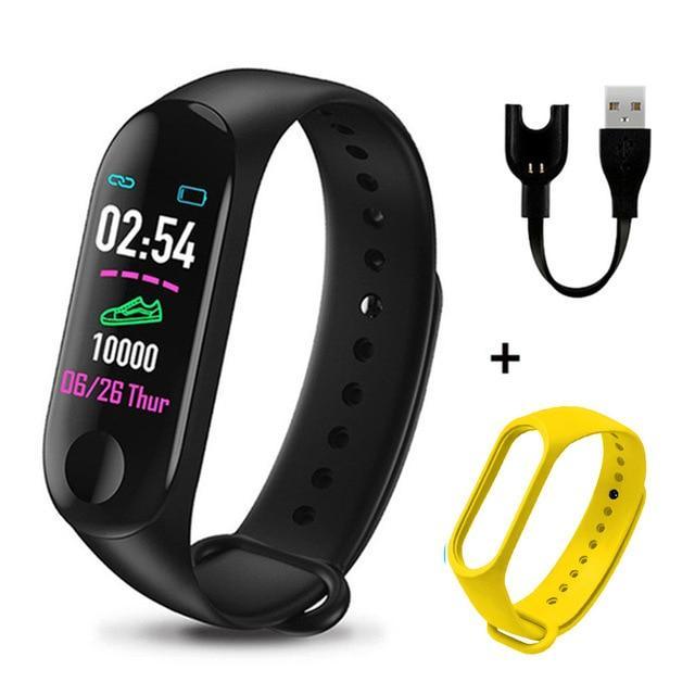 Smart Bracelet Heart Rate Blood Pressure Health Waterproof Smart Watch M3 Pro Bluetooth Watch Wristband Fitness Tracker