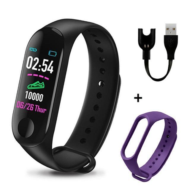 Smart Bracelet Heart Rate Blood Pressure Health Waterproof Smart Watch M3 Pro Bluetooth Watch Wristband Fitness Tracker