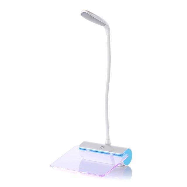 Newest Design Rechargeable Desk Lamp LED Light with Message Board Touch Switch Best Gift for Students Kids