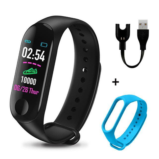 Smart Bracelet Heart Rate Blood Pressure Health Waterproof Smart Watch M3 Pro Bluetooth Watch Wristband Fitness Tracker