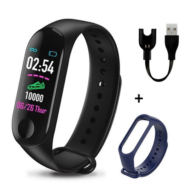 Smart Bracelet Heart Rate Blood Pressure Health Waterproof Smart Watch M3 Pro Bluetooth Watch Wristband Fitness Tracker