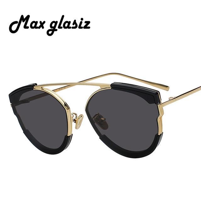 2018 Max  Retro Vintage Sunglasses Women Brand Designer Points Sun Glasses Oculos De Sol Feminino Woman Casual Sunglass UV400
