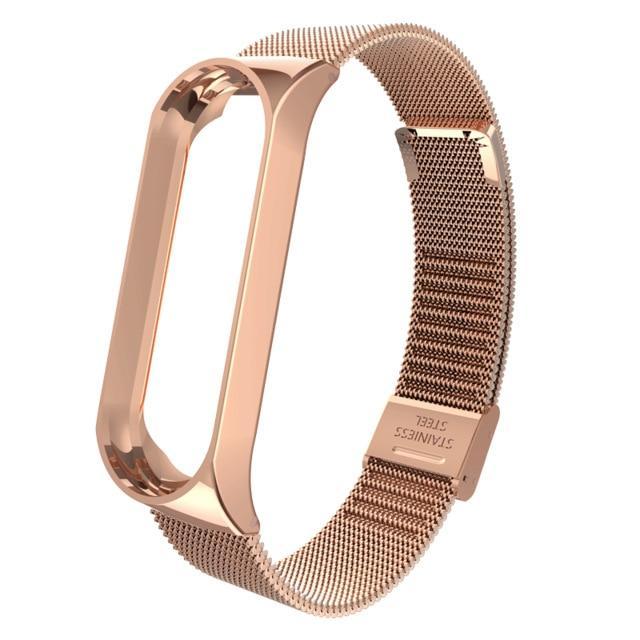 Mi Band 3 4 Wrist Strap Metal Screwless Stainless Steel For Xiaomi Mi Band 4 3 Strap Bracelet Miband 4 3 Wristbands Pulseira