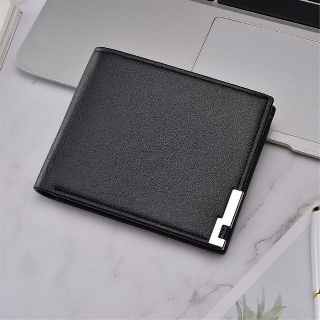 Top 2019 ultra thin Short Sequined Men Wallets with Coin Bag Roomy Purse Man Wallet Male Small Money Dollar Slim Cool Card Case