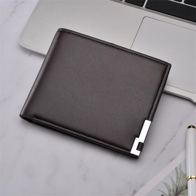 Top 2019 ultra thin Short Sequined Men Wallets with Coin Bag Roomy Purse Man Wallet Male Small Money Dollar Slim Cool Card Case