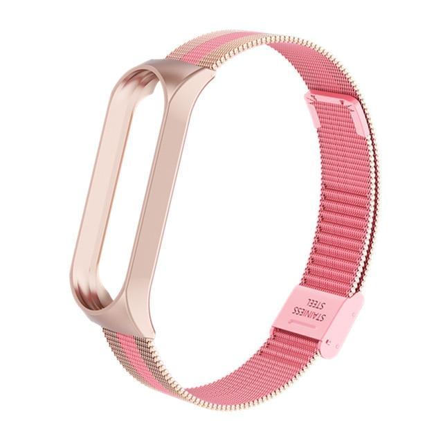 Mi Band 3 4 Wrist Strap Metal Screwless Stainless Steel For Xiaomi Mi Band 4 3 Strap Bracelet Miband 4 3 Wristbands Pulseira