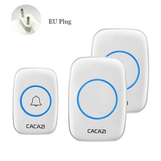 Waterproof Home Wireless Doorbell Smart LED Light Calling Bell 300M Remote Battery Button 60 Chimes 5 Volume US EU Plug