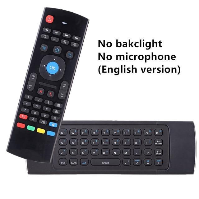 Air Mouse Backlit MX3 Pro With Voice Microphone 2.4G Wireless Mini Keyboard With IR Learning Extend Remote Controller