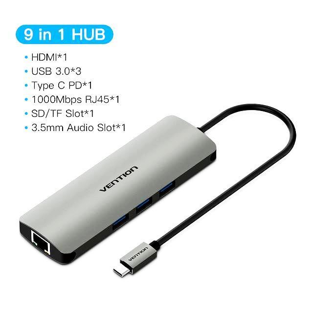 USB C HUB Type C HUB to USB 3.0 Thunderbolt 3