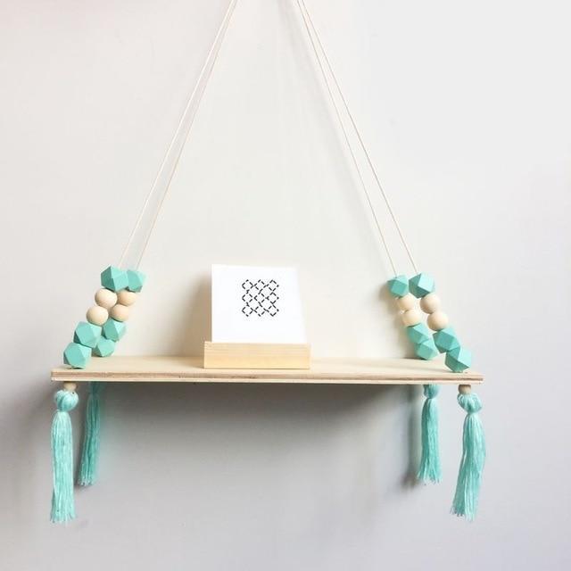 Wood Hanging Shelf