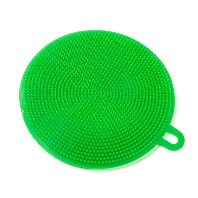 Multifunction Silicone Dish Bowl Scouring Pad Magic Wash Brushes Kitchen Pot Cleaning Washing Tool Kitchen Cleaning Brush