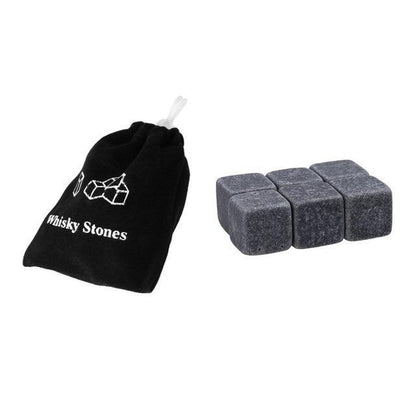 Granite Whiskey Cooling Stones (6 or 9pcs set)