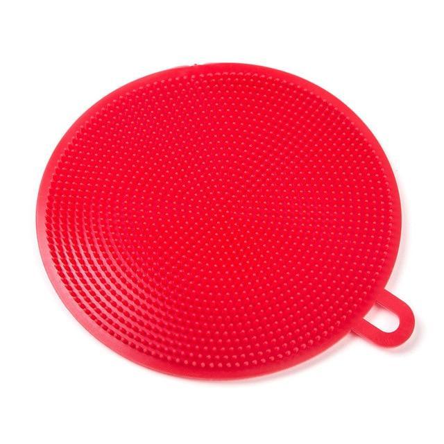 Multifunction Silicone Dish Bowl Scouring Pad Magic Wash Brushes Kitchen Pot Cleaning Washing Tool Kitchen Cleaning Brush