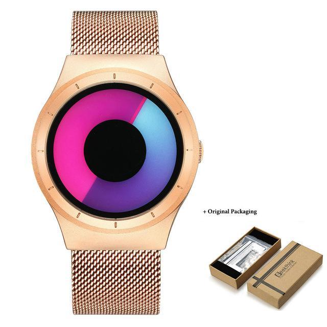 s 2019 New Women Watches Quartz Clock woman Top Luxury Brand Fashion Casual Ladies Creative Wristwatch Gold Steel Mesh Band