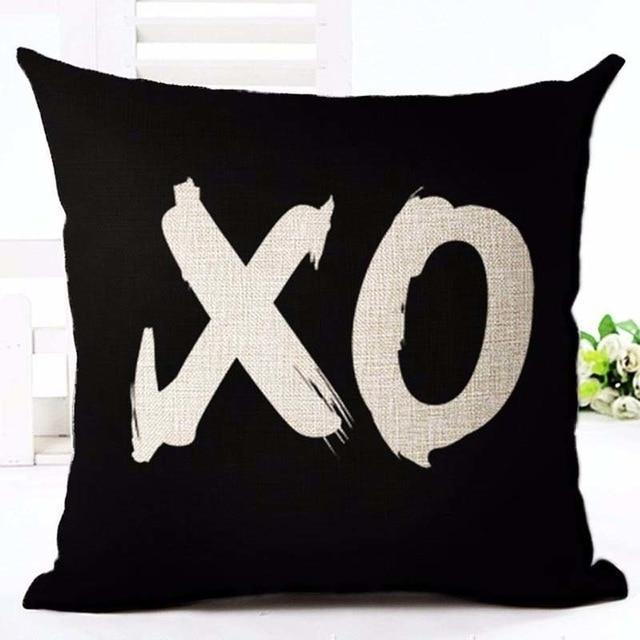 Black & White Decorative Cushion Cover