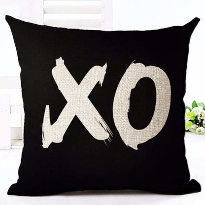 Black & White Decorative Cushion Cover