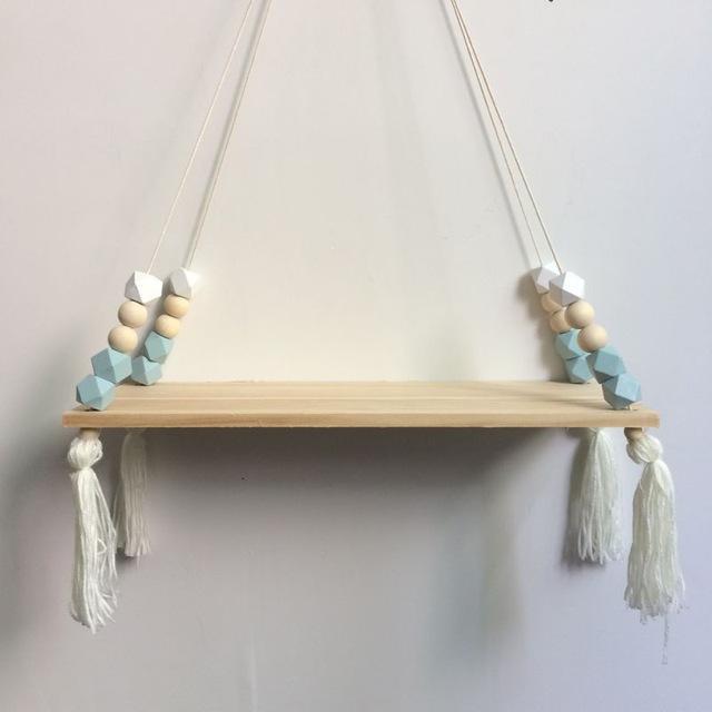 Wood Hanging Shelf