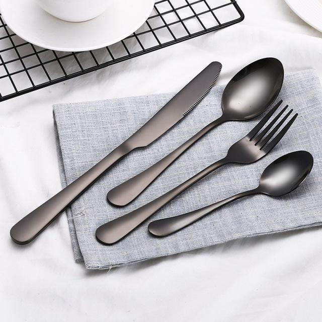 Luxe Stainless Steel Cutlery Set - 4PCS/Set