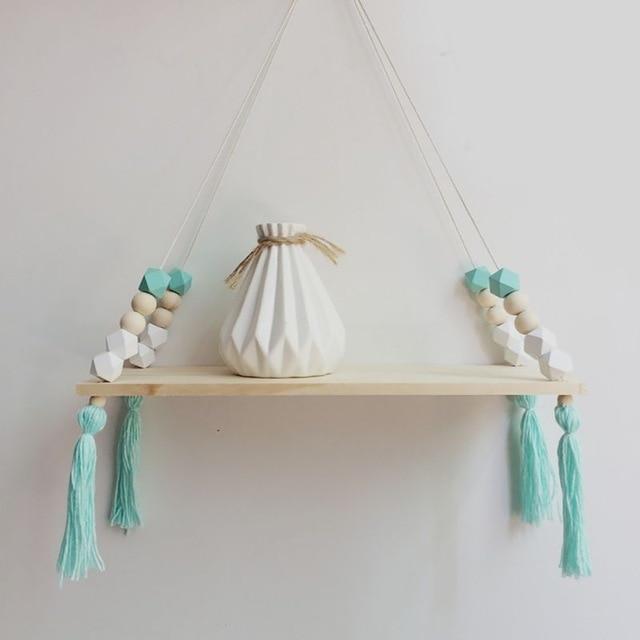 Wood Hanging Shelf