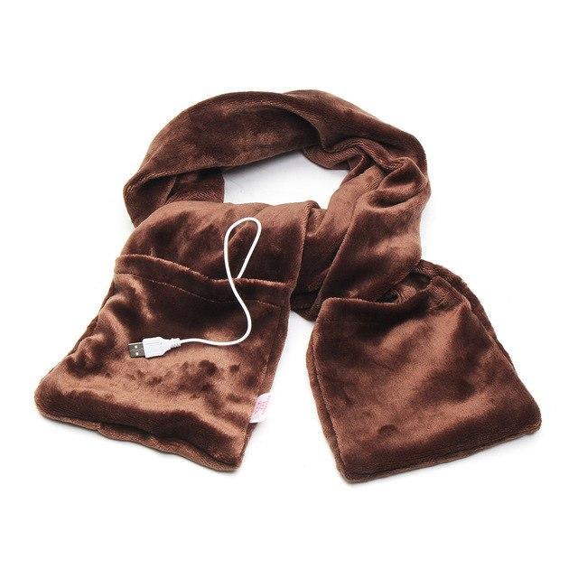 Electric Heated Scarf Shawl Mobile Heating Winter Warming Outdoor