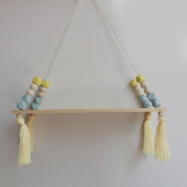 Wood Hanging Shelf