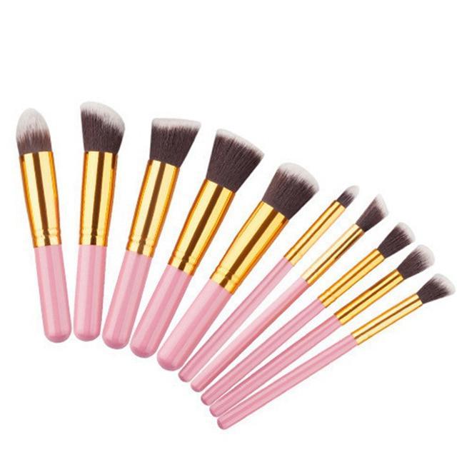 Professional Make Up Set 10 Brushes