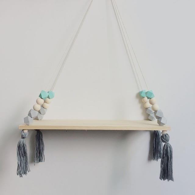 Wood Hanging Shelf