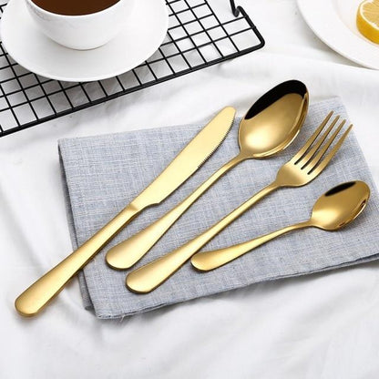 Luxe Stainless Steel Cutlery Set - 4PCS/Set