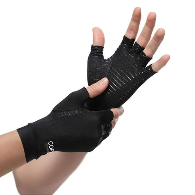 Arthritis Compression Gloves Copper Fiber Therapy