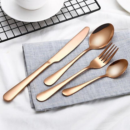 Luxe Stainless Steel Cutlery Set - 4PCS/Set