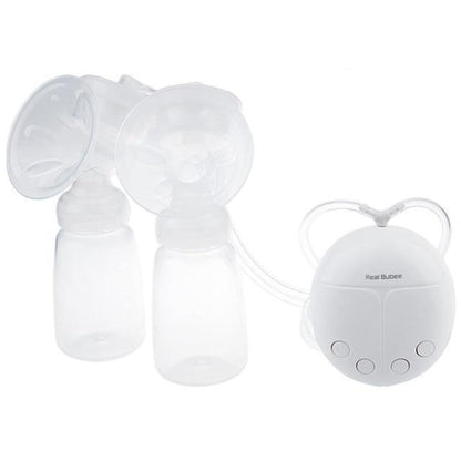 Electric Double Breast Pump With Milk Bottle