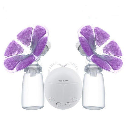 Electric Double Breast Pump With Milk Bottle