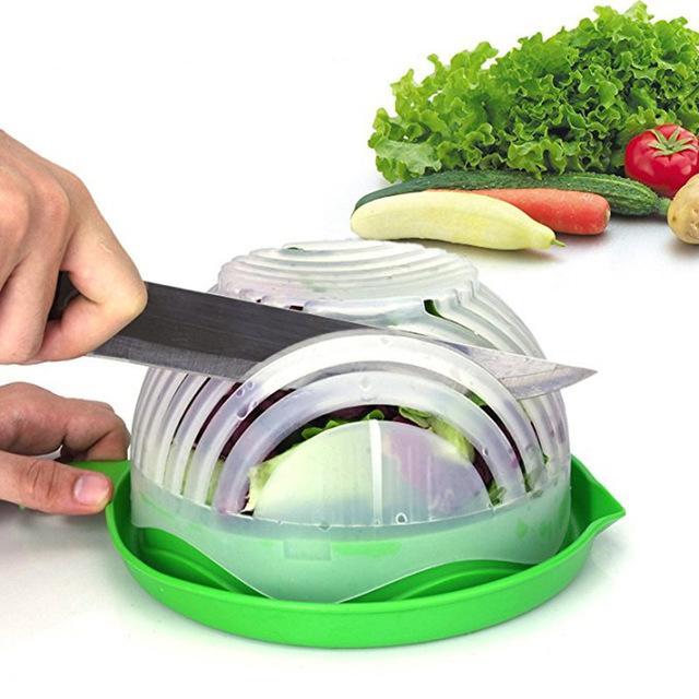 Super Quick Salad Cutter Bowl